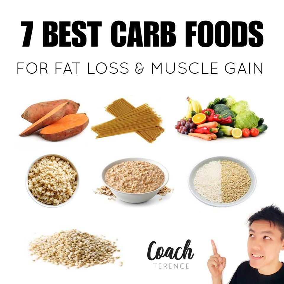 7 Best Carb Foods For Weight Loss And Muscle Gain - Singapore Fit Club