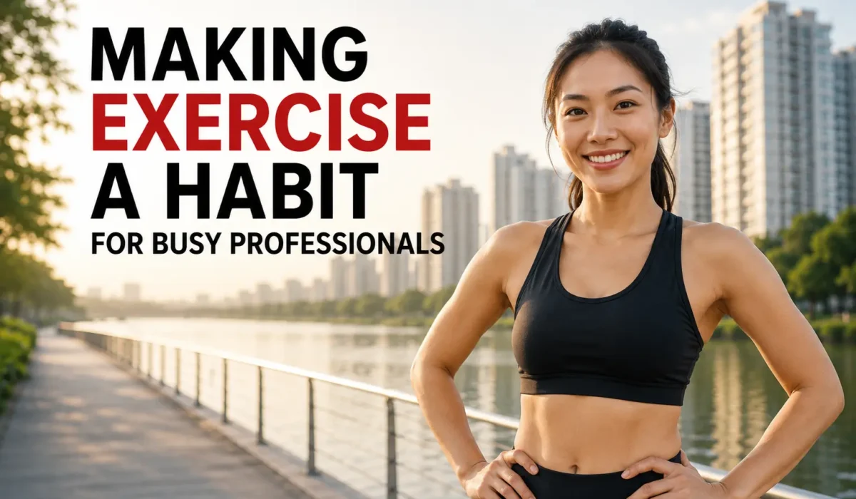 Making Exercise a Habit - Tips for Busy Professionals in Punggol