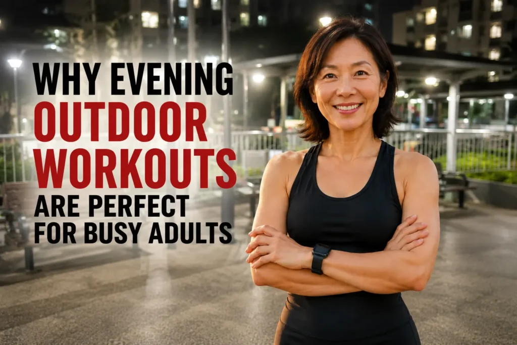 Why evening outdoor workouts are perfect for busy adults