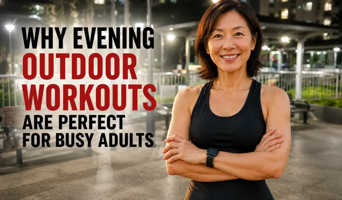 Why evening outdoor workouts are perfect for busy adults